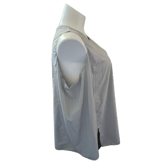 Athleta Minimalist Striped Stretch Tank Top Sleeveless Blouse Stretch 3X - Picture 5 of 13